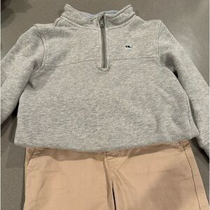 Vineyard Vines half zip and shorts